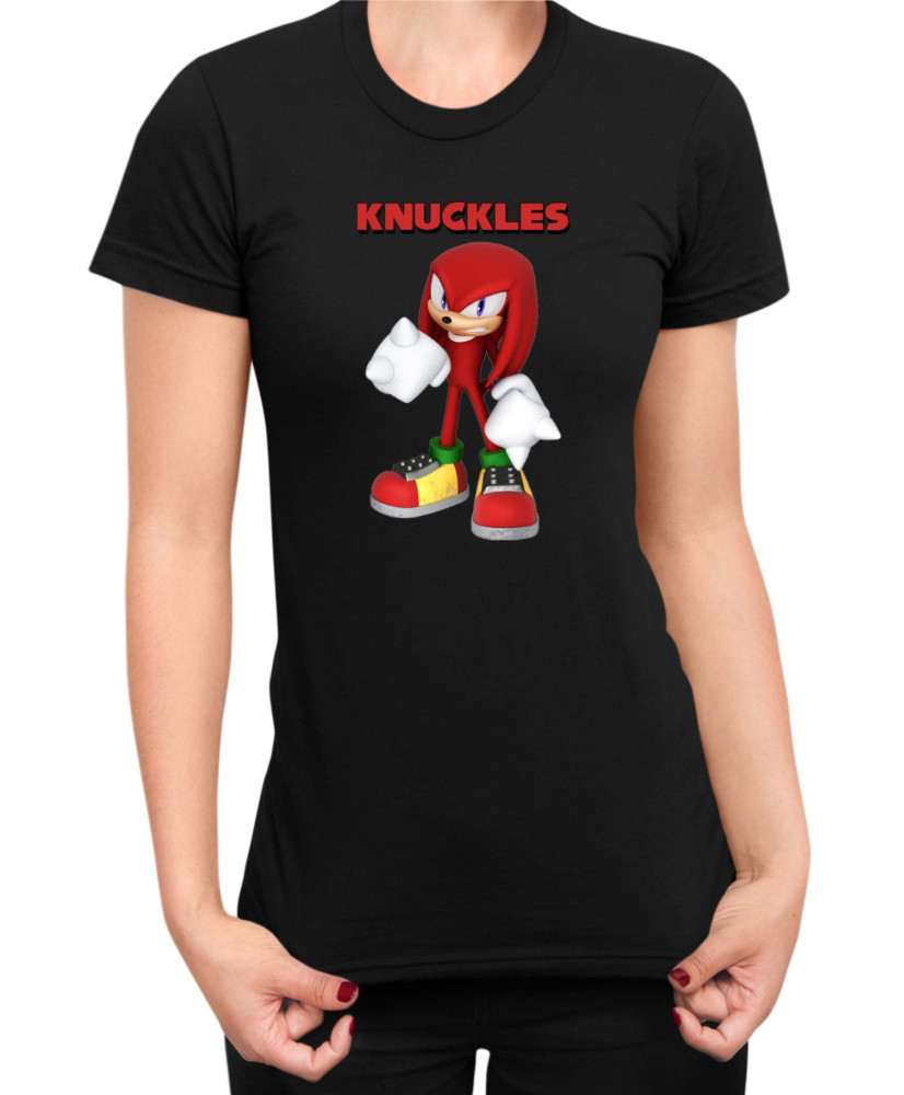 Дамска Тениска Sonic The Hedgehog Knuckles 07