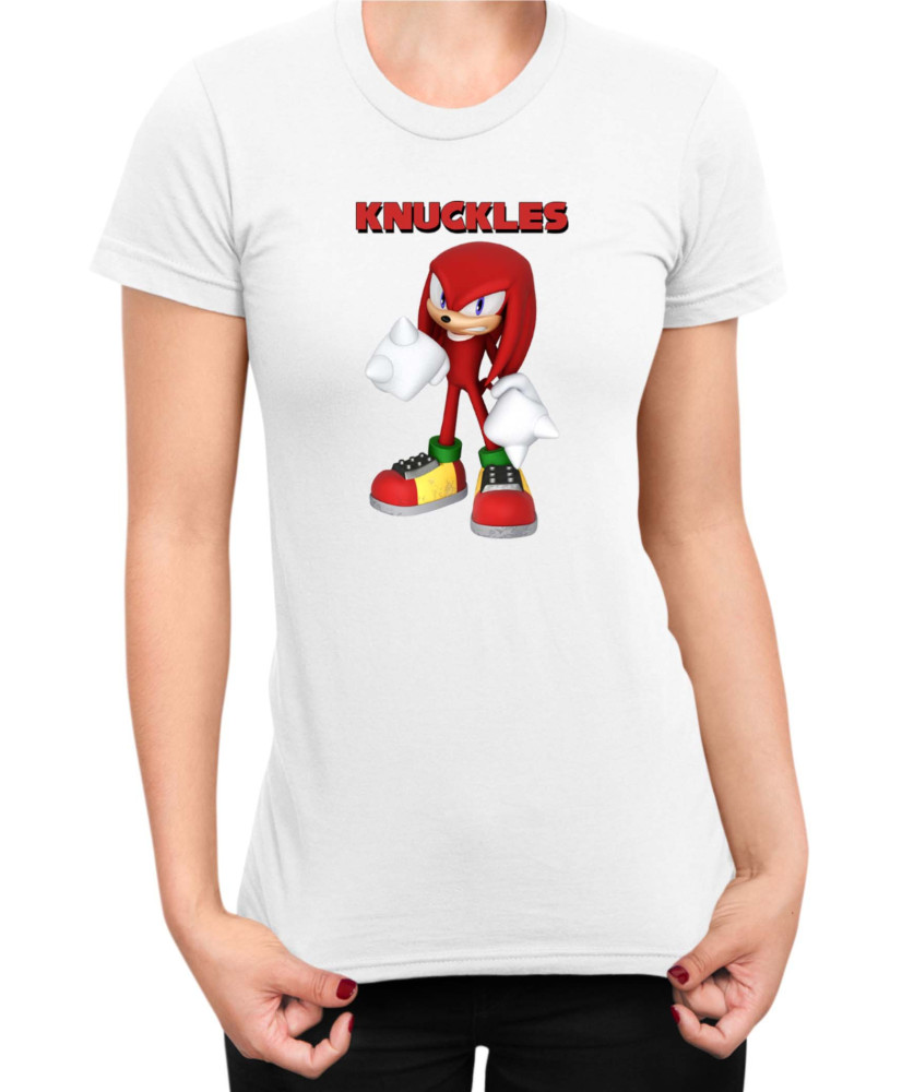 Дамска Тениска Sonic The Hedgehog Knuckles 07