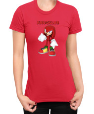 Дамска Тениска Sonic The Hedgehog Knuckles 07