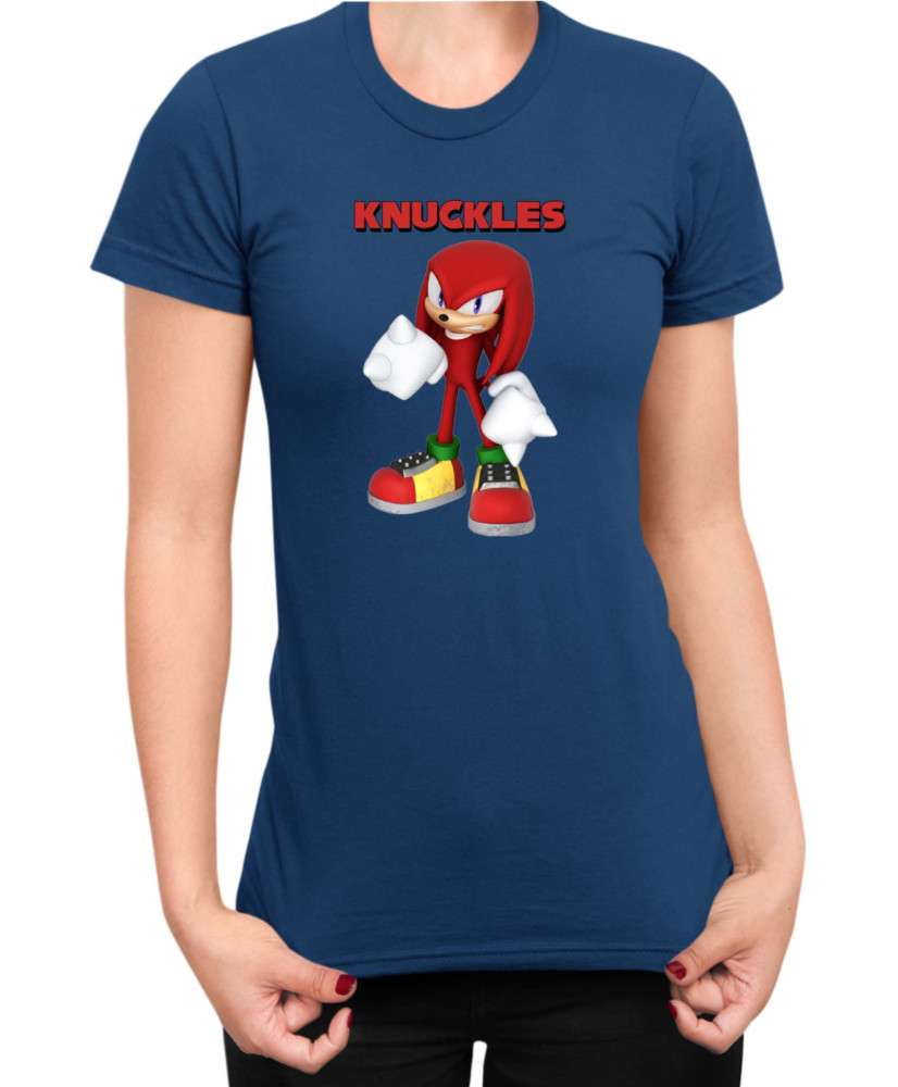Дамска Тениска Sonic The Hedgehog Knuckles 07