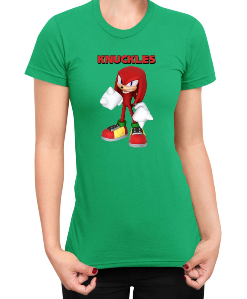 Дамска Тениска Sonic The Hedgehog Knuckles 07