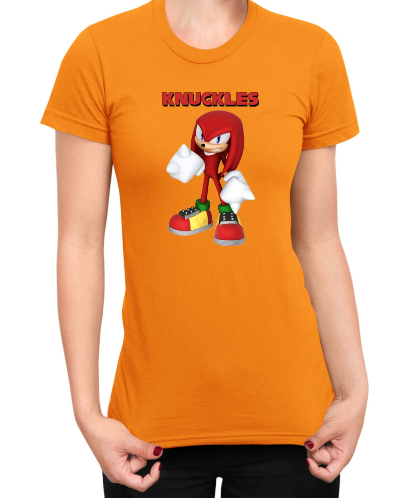 Дамска Тениска Sonic The Hedgehog Knuckles 07