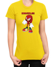 Дамска Тениска Sonic The Hedgehog Knuckles 07