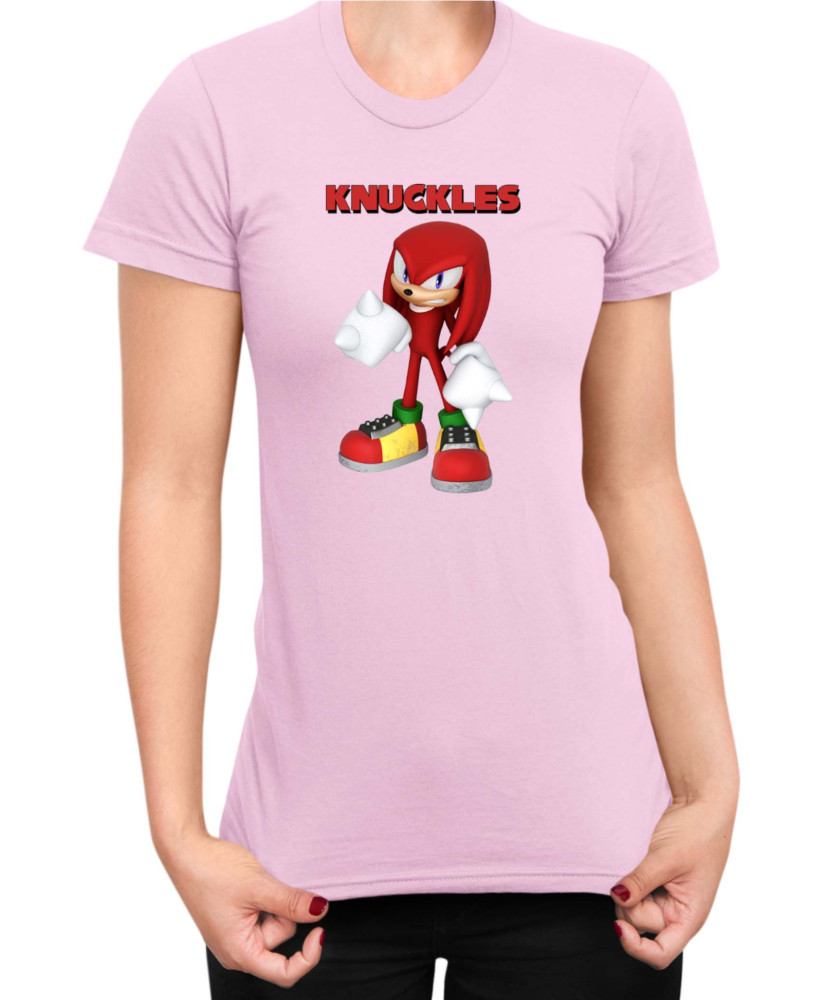 Дамска Тениска Sonic The Hedgehog Knuckles 07
