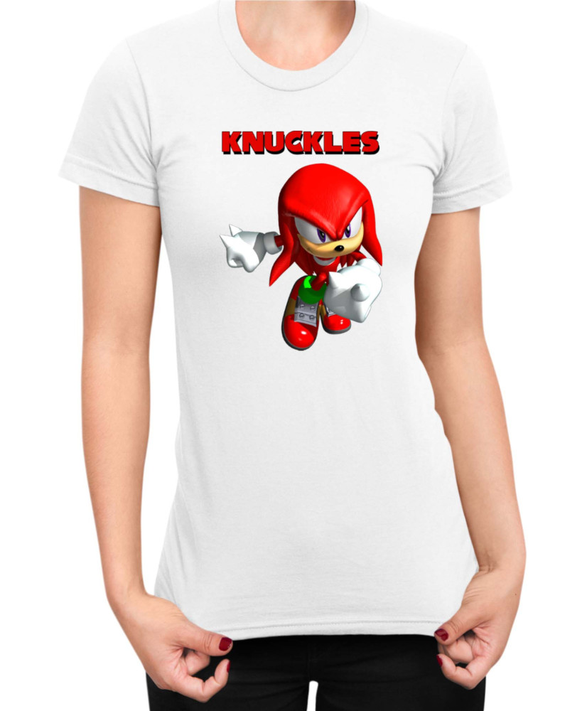 Дамска Тениска Sonic The Hedgehog Knuckles 08