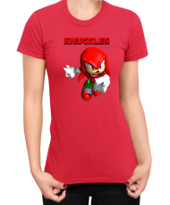 Дамска Тениска Sonic The Hedgehog Knuckles 08