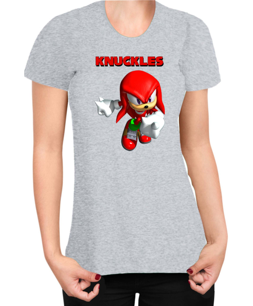 Дамска Тениска Sonic The Hedgehog Knuckles 08