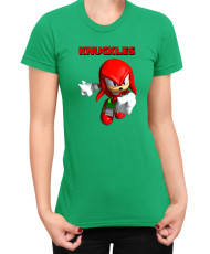 Дамска Тениска Sonic The Hedgehog Knuckles 08
