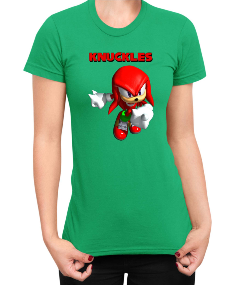 Дамска Тениска Sonic The Hedgehog Knuckles 08