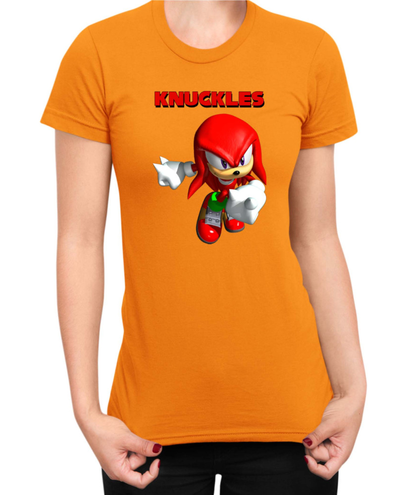 Дамска Тениска Sonic The Hedgehog Knuckles 08