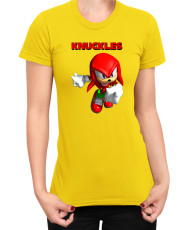 Дамска Тениска Sonic The Hedgehog Knuckles 08