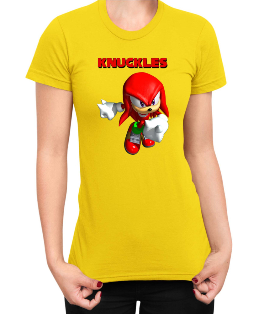 Дамска Тениска Sonic The Hedgehog Knuckles 08