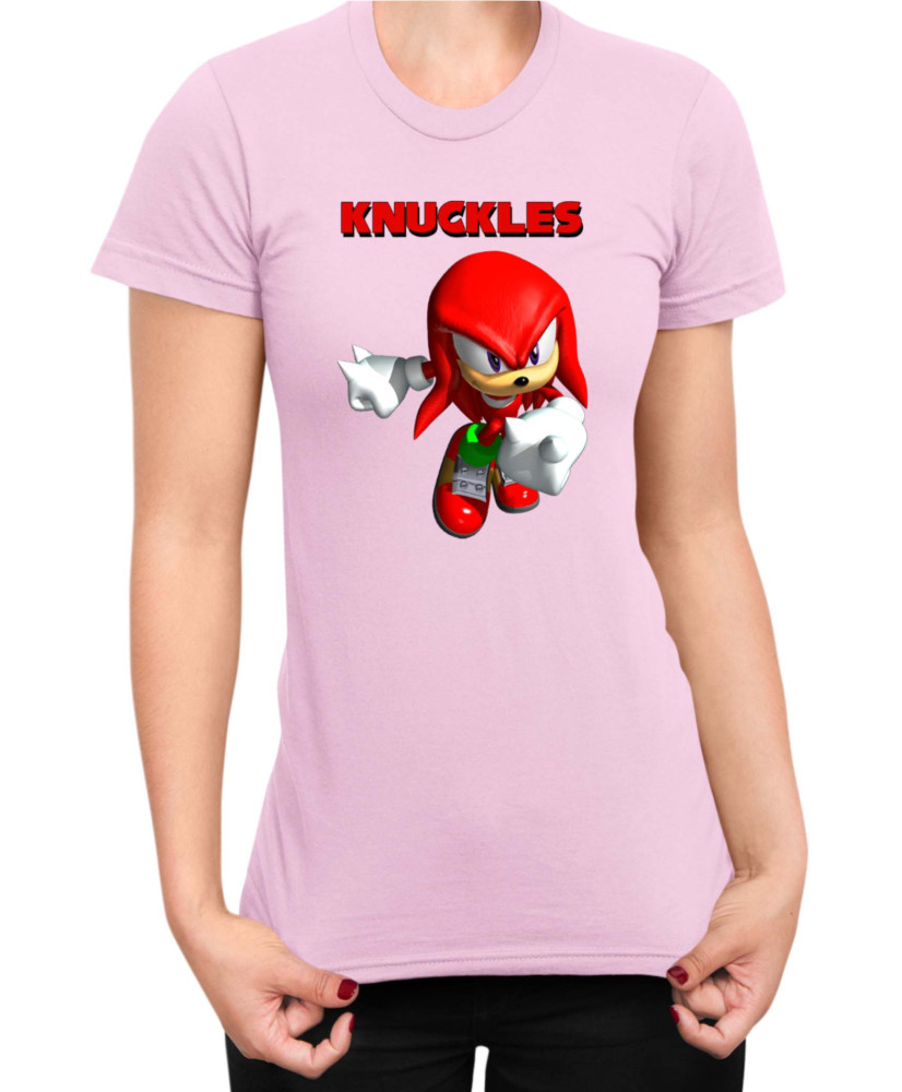 Дамска Тениска Sonic The Hedgehog Knuckles 08