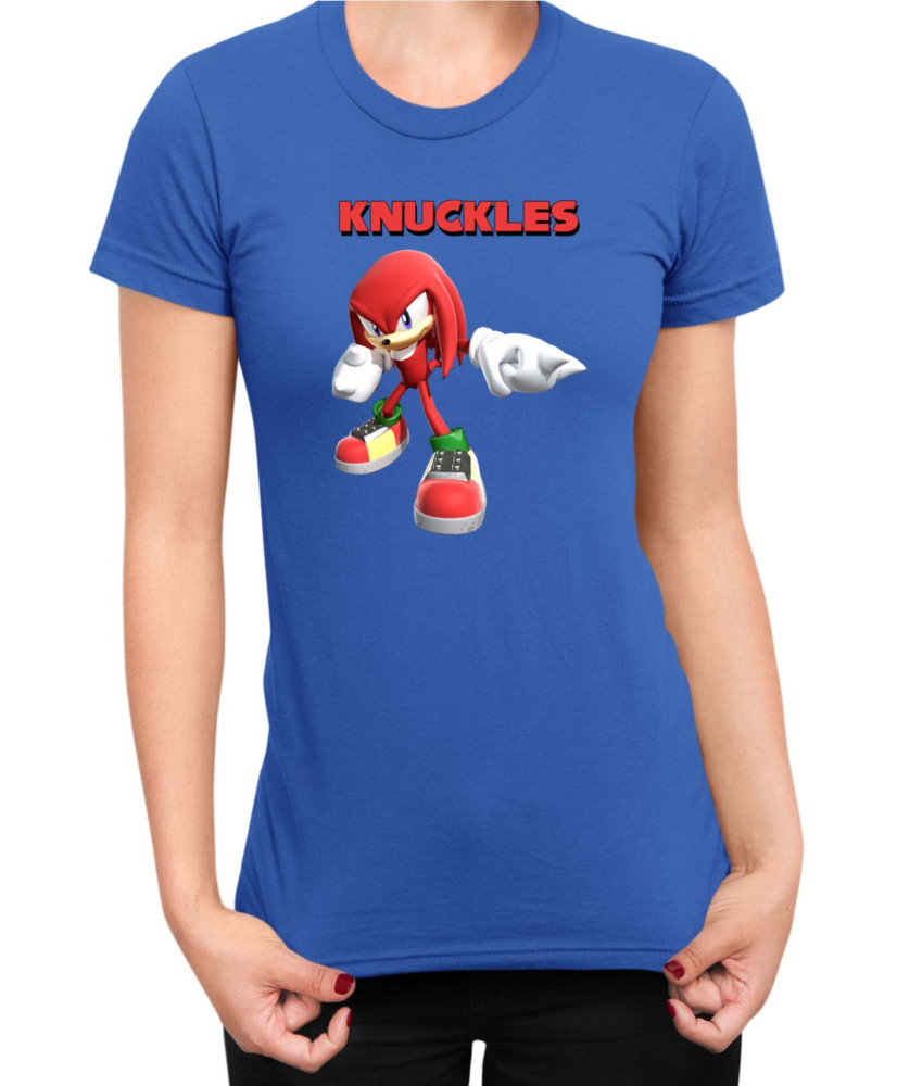 Дамска Тениска Sonic The Hedgehog Knuckles 09