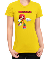 Дамска Тениска Sonic The Hedgehog Knuckles 09