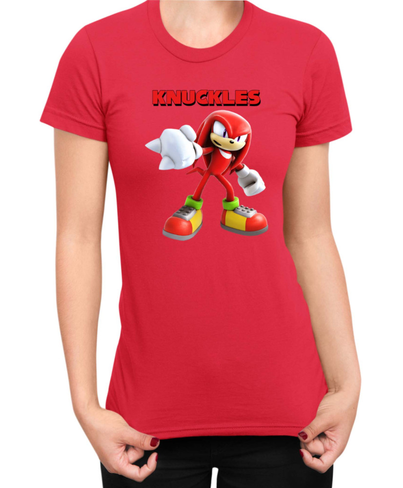 Дамска Тениска Sonic The Hedgehog Knuckles 10