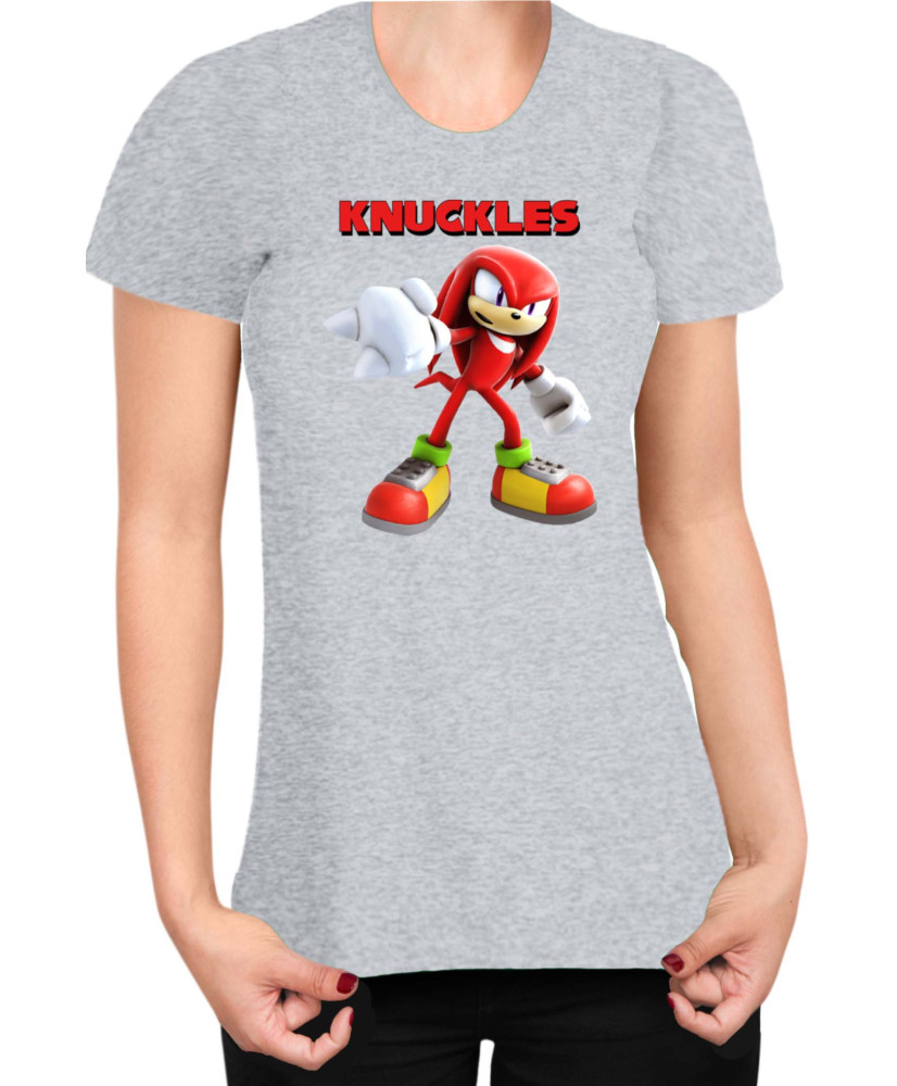 Дамска Тениска Sonic The Hedgehog Knuckles 10