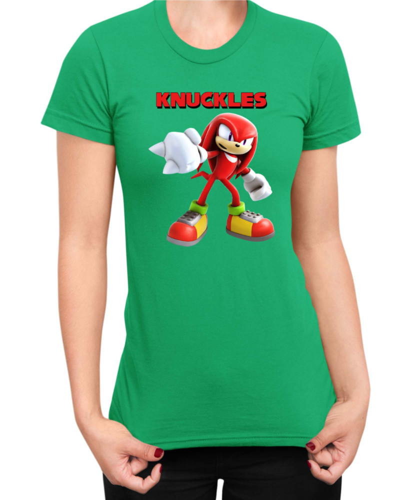 Дамска Тениска Sonic The Hedgehog Knuckles 10