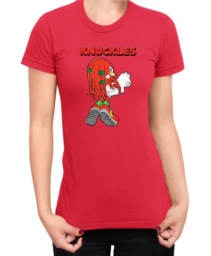 Дамска Тениска Sonic The Hedgehog Knuckles 11