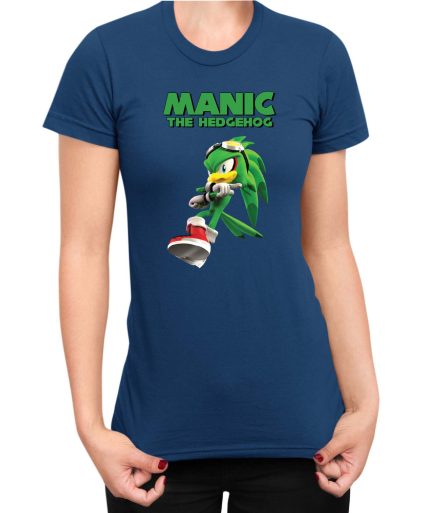 Дамска Тениска Sonic The Hedgehog Manic 01