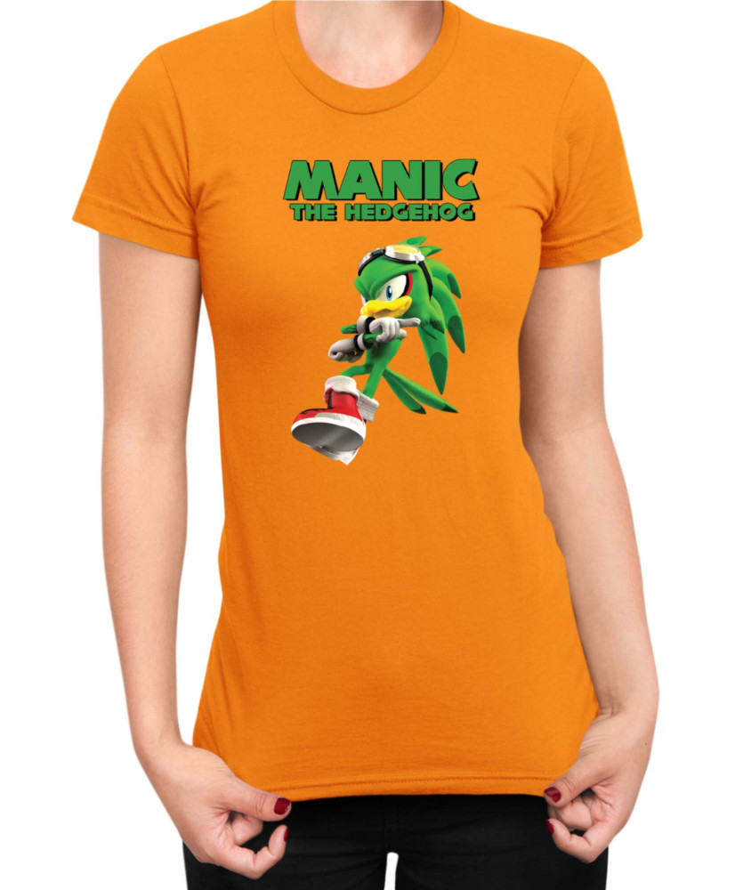 Дамска Тениска Sonic The Hedgehog Manic 01