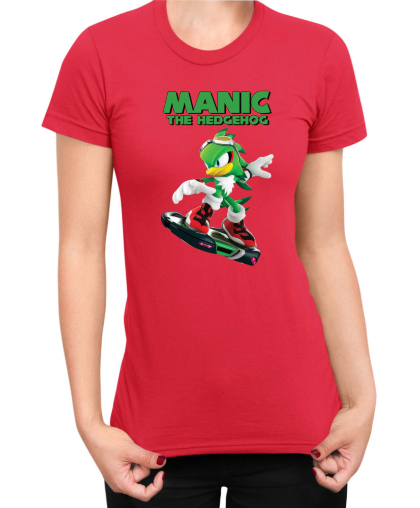 Дамска Тениска Sonic The Hedgehog Manic 03