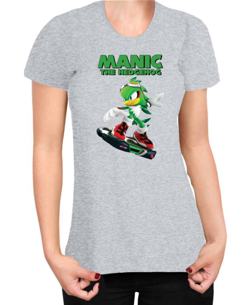Дамска Тениска Sonic The Hedgehog Manic 03