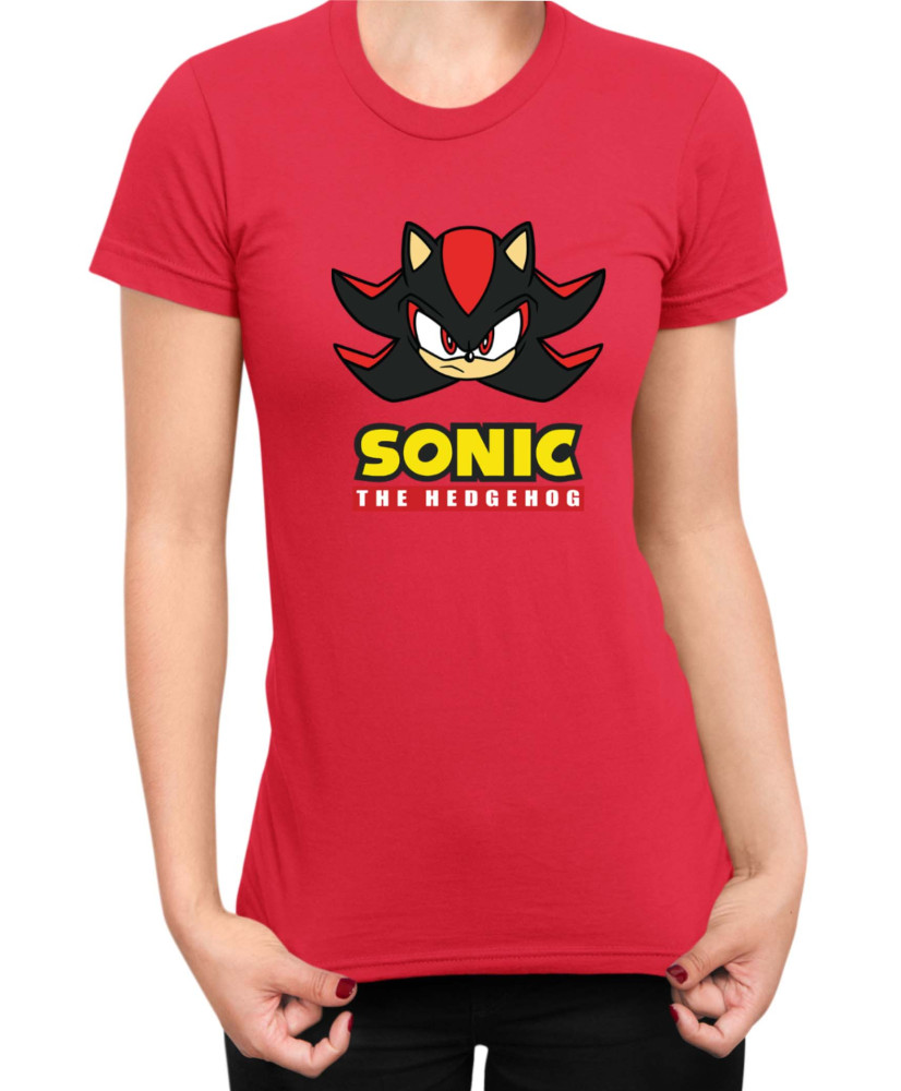 Дамска Тениска Sonic The Hedgehog Shadow Face 01