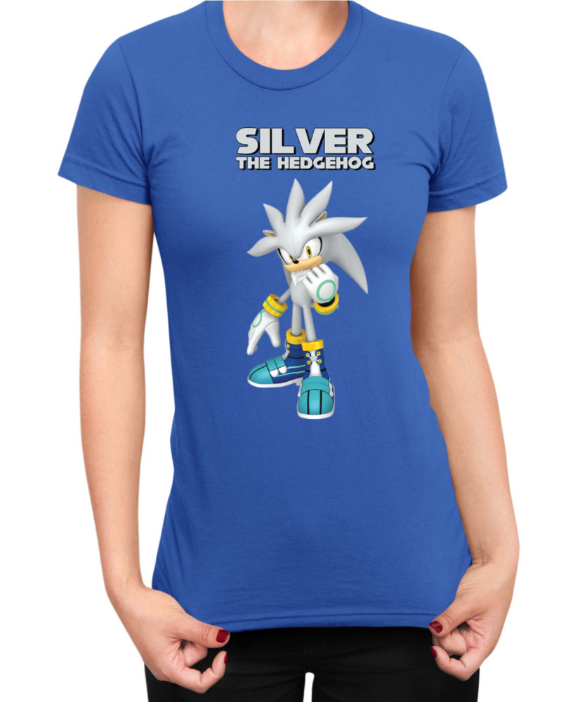 Дамска Тениска Sonic The Hedgehog Silver 01