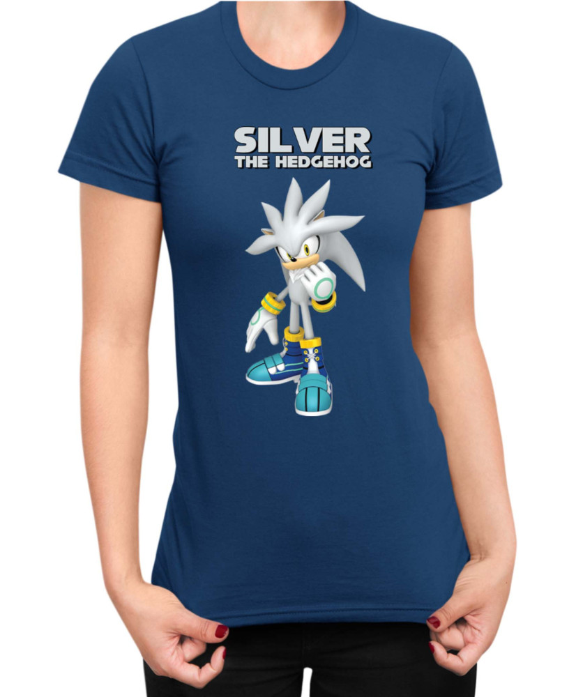 Дамска Тениска Sonic The Hedgehog Silver 01