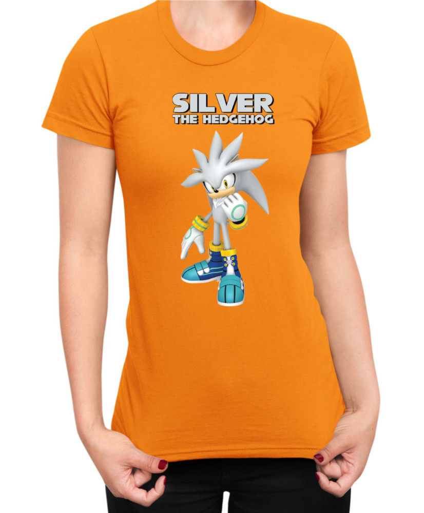 Дамска Тениска Sonic The Hedgehog Silver 01