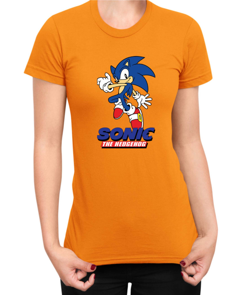 Дамска Тениска Sonic The Hedgehog Sonic 09 Дамска Тениска Sonic The Hedgehog Sonic 09