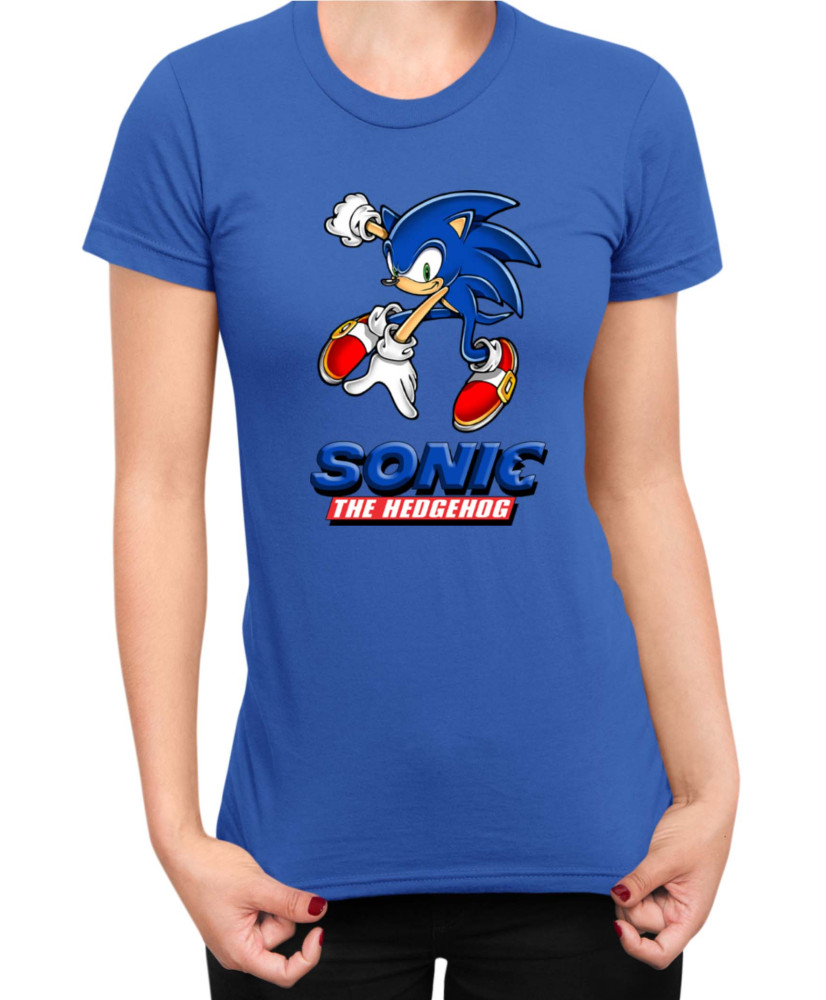 Дамска Тениска Sonic The Hedgehog Sonic 12 Дамска Тениска Sonic The Hedgehog Sonic 12