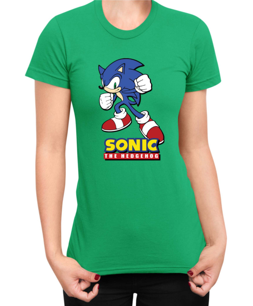 Дамска Тениска Sonic The Hedgehog Sonic 14 Дамска Тениска Sonic The Hedgehog Sonic 14