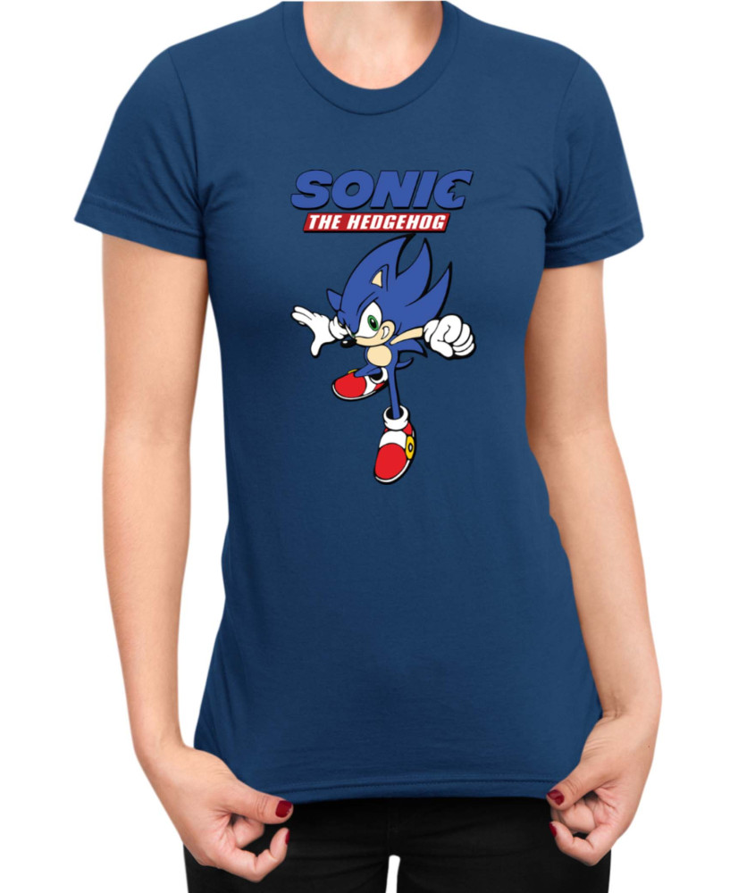 Дамска Тениска Sonic The Hedgehog Sonic 21 Дамска Тениска Sonic The Hedgehog Sonic 21