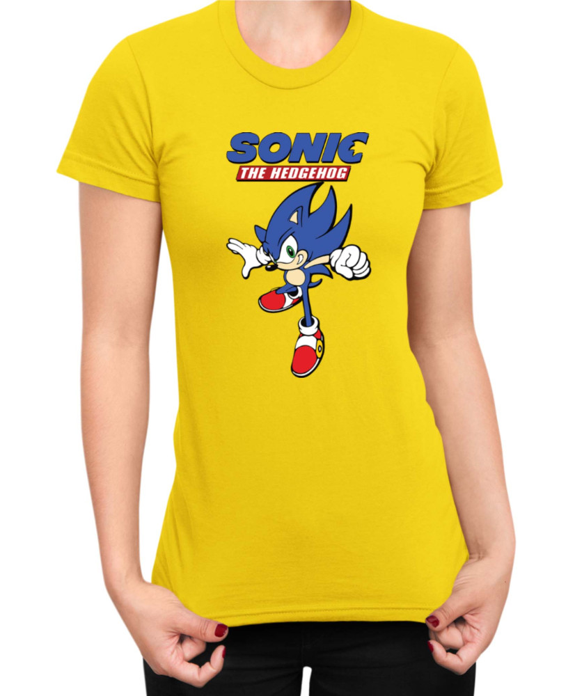 Дамска Тениска Sonic The Hedgehog Sonic 21 Дамска Тениска Sonic The Hedgehog Sonic 21