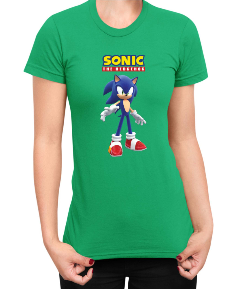 Дамска Тениска Sonic The Hedgehog Sonic 23 Дамска Тениска Sonic The Hedgehog Sonic 23