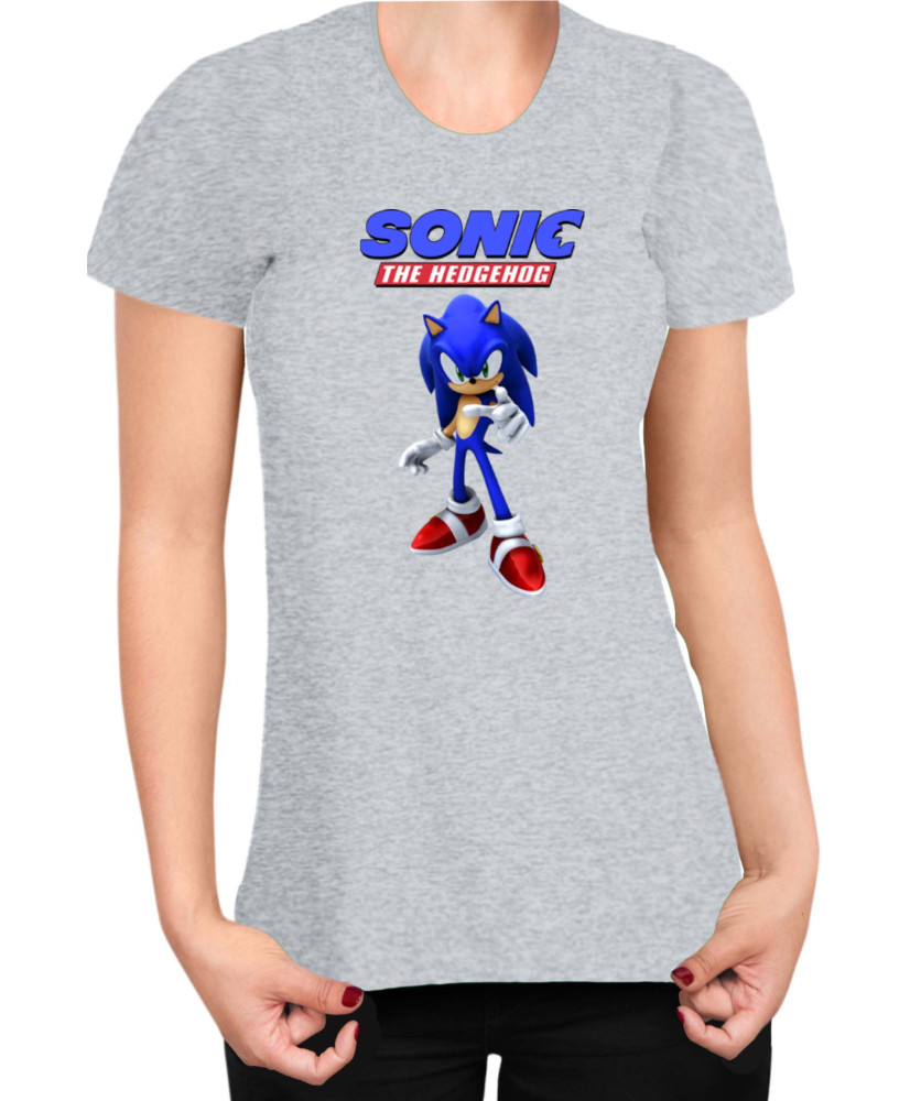 Дамска Тениска Sonic The Hedgehog Sonic 24 Дамска Тениска Sonic The Hedgehog Sonic 24