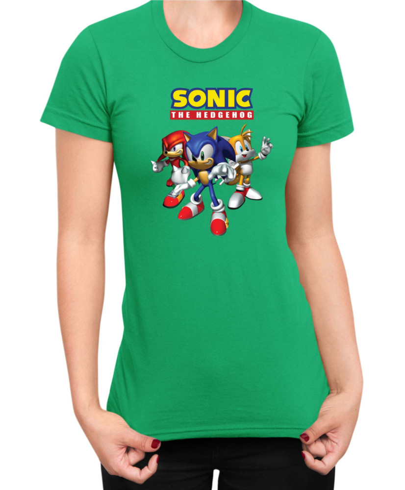 Дамска Тениска Sonic The Hedgehog Sonic And Friends 03