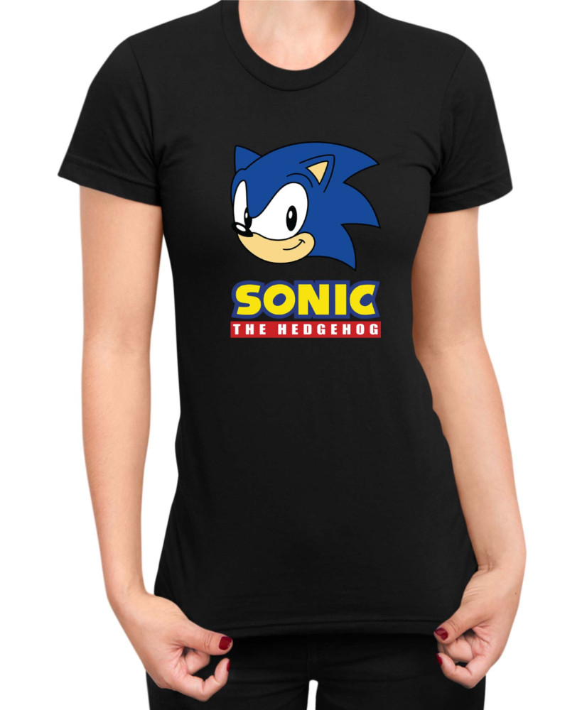 Дамска Тениска Sonic The Hedgehog Sonic Face 01