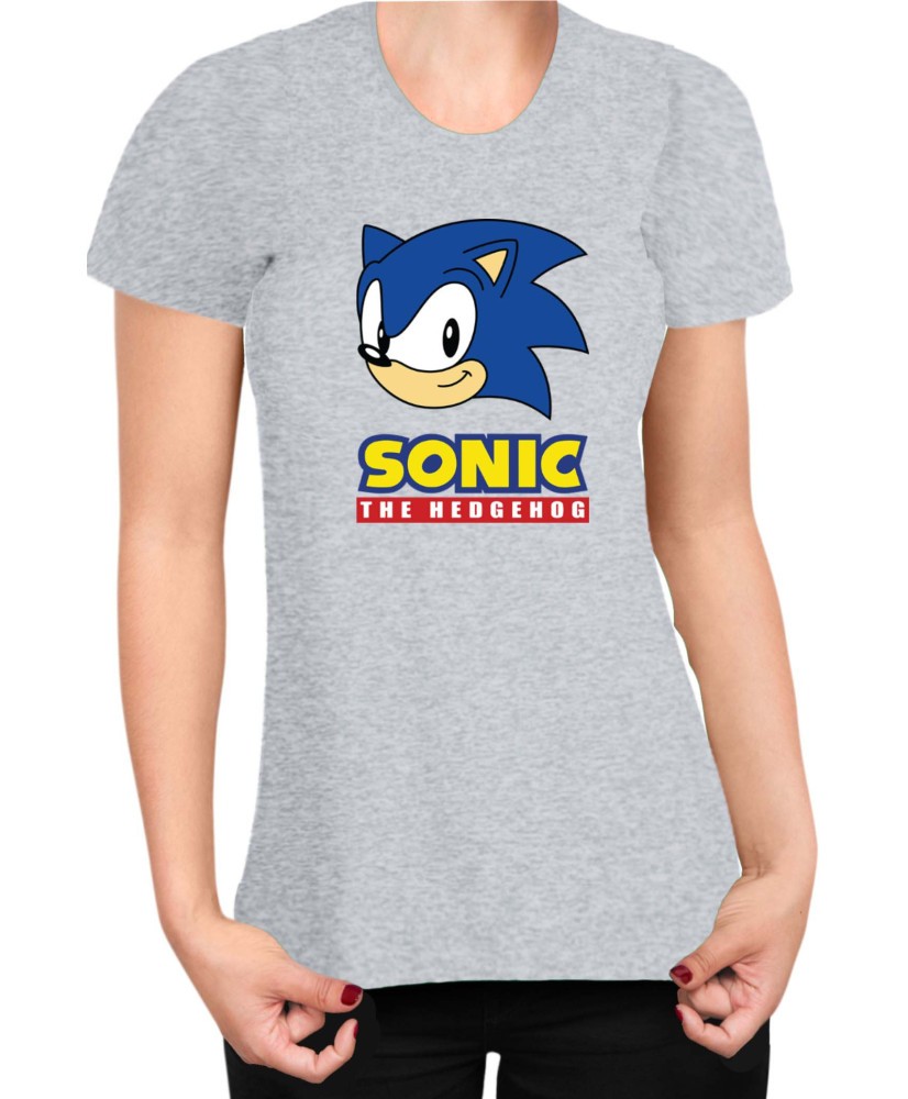 Дамска Тениска Sonic The Hedgehog Sonic Face 01