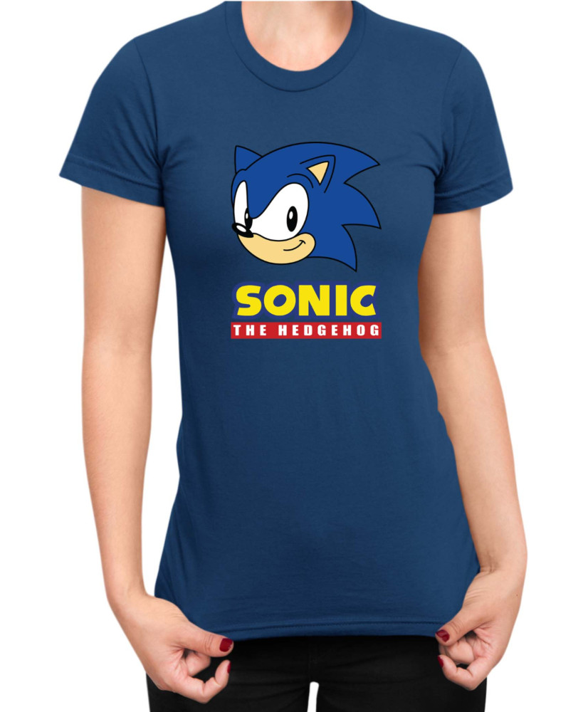 Дамска Тениска Sonic The Hedgehog Sonic Face 01