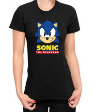 Дамска Тениска Sonic The Hedgehog Sonic Face 02