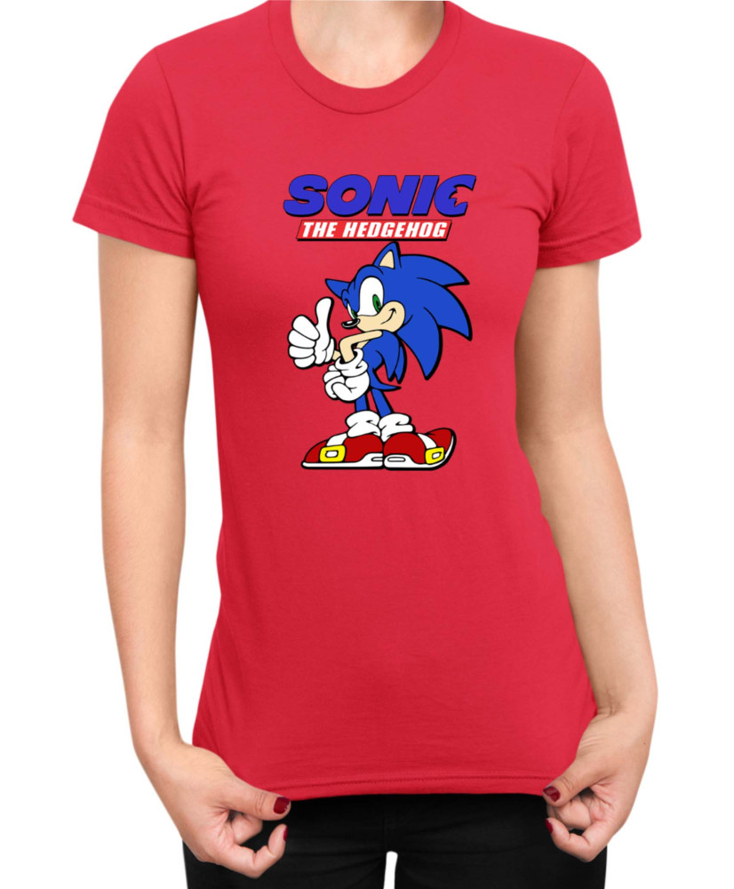 Дамска Тениска Sonic The Hedgehog Sonic Like 02