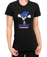 Дамска Тениска Sonic The Hedgehog Sonic Naruto Run