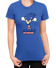 Дамска Тениска Sonic The Hedgehog Sonic Naruto Run