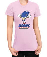 Дамска Тениска Sonic The Hedgehog Sonic Naruto Run