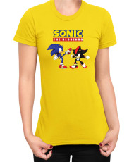 Дамска Тениска Sonic The Hedgehog Sonic Vs Shadow