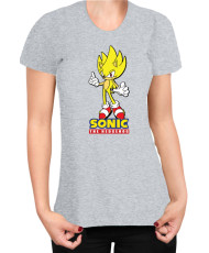 Дамска Тениска Sonic The Hedgehog Sonic Yellow 01