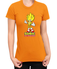 Дамска Тениска Sonic The Hedgehog Sonic Yellow 01